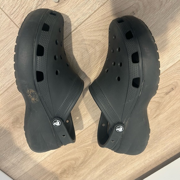 Crocs Stomp Clog Black Platforms Women’s Size 10 Classic Comfort - Picture 6 of 9